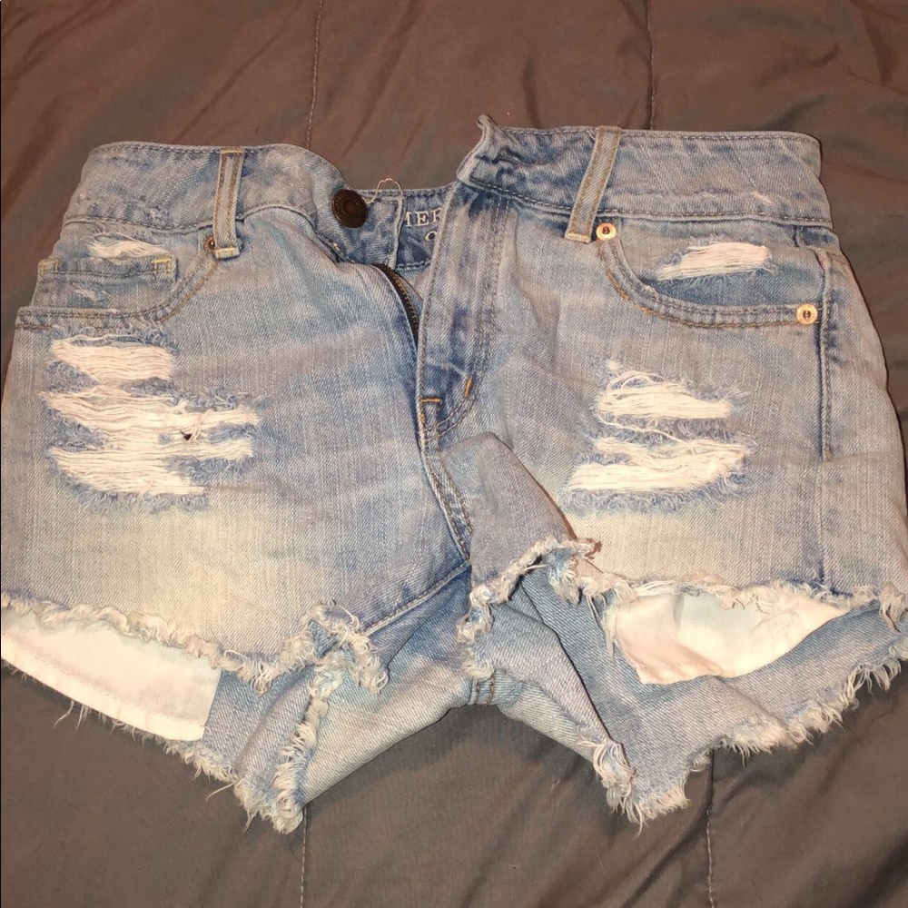 Blue jeans shorts